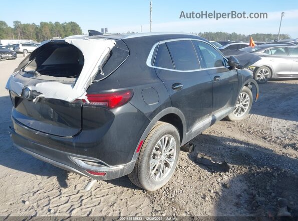 LRBAZLR49ND159289 2022 BUICK ENVISION Black Tył prawy