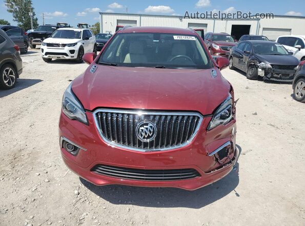 LRBFX1SA2JD006358 2018 BUICK ENVISION Красный Вид спереди