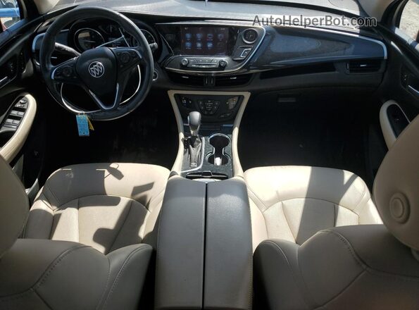 LRBFX1SA2JD006358 2018 BUICK ENVISION Красный Вид панели приборов
