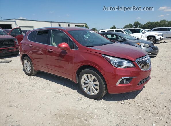 LRBFX1SA2JD006358 2018 BUICK ENVISION Красный Передняя правая четверть