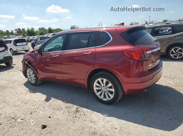 LRBFX1SA2JD006358 2018 BUICK ENVISION Красный Задняя левая четверть