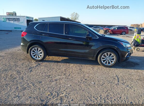 LRBFX1SA2JD010491 2018 BUICK ENVISION Black უკანა სალონის ხედი