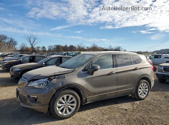 LRBFX2SA0JD009703 2018 BUICK ENVISION Серый Передняя левая четверть