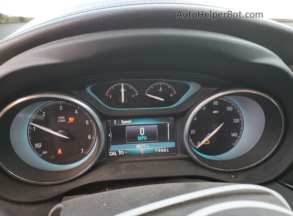 LRBFX2SA0JD009703 2018 BUICK ENVISION Серый Вид щитка приборов