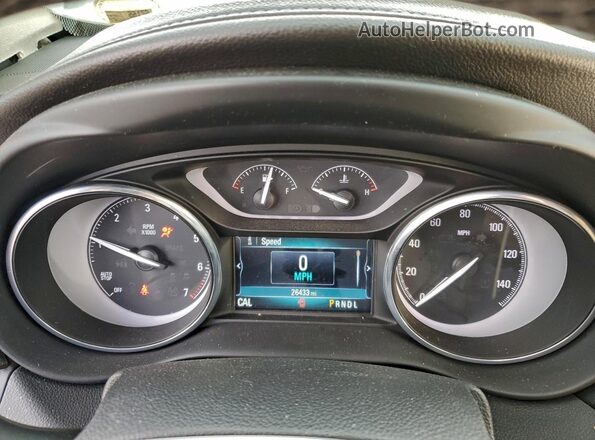 LRBFX2SA0KD126392 2019 BUICK ENVISION Белый Вид щитка приборов