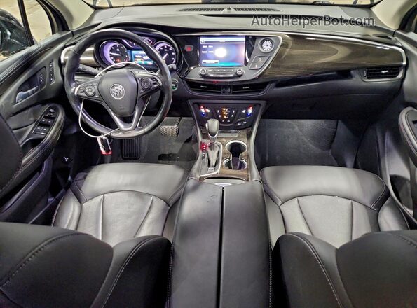 LRBFX2SA5KD000545 2019 BUICK ENVISION Black Dashboard view