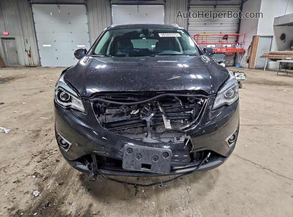LRBFX2SA5KD000545 2019 BUICK ENVISION Black Front view
