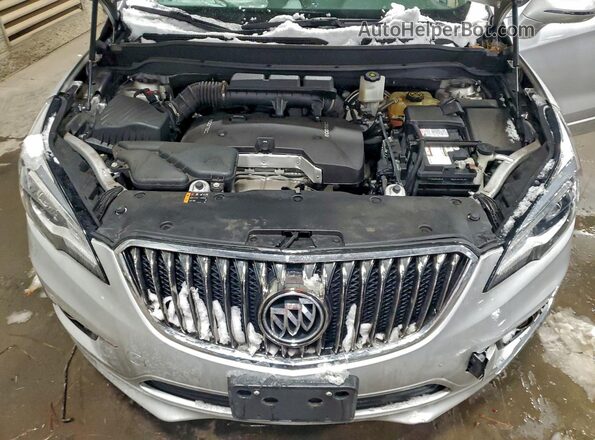 LRBFX2SA7JD005535 2018 BUICK ENVISION White Vista del compartimento del motor