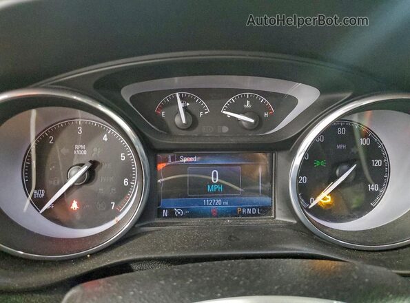 LRBFX2SA9KD007191 2019 BUICK ENVISION Серебряный Вид щитка приборов