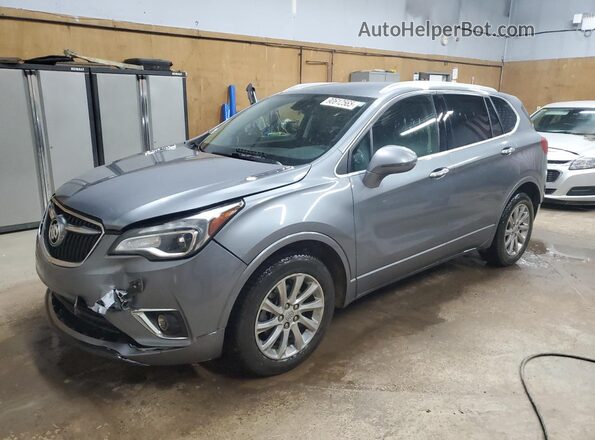 LRBFX2SA9LD155634 2020 BUICK ENVISION Gray წინა მარცხენა ხედი სამი მეოთხედიდან
