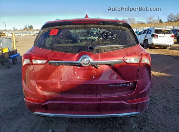 LRBFX4SX9LD037549 2020 BUICK ENVISION Burgundy Вид ззаду