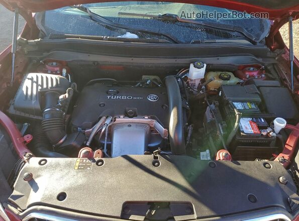 LRBFX4SX9LD037549 2020 BUICK ENVISION Burgundy Вид задньої частини салону