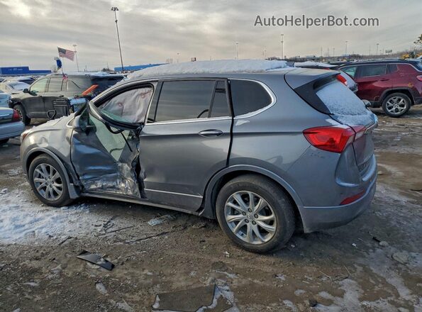 LRBFXBSA0KD033257 2019 BUICK ENVISION Gray Задня ліва чверть