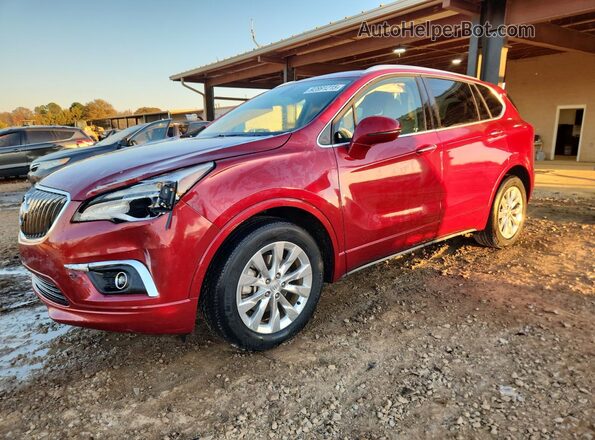 LRBFXBSA4HD107885 2017 BUICK ENVISION Maroon Передня ліва чверть
