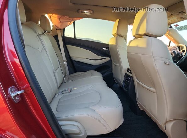 LRBFXBSA4HD107885 2017 BUICK ENVISION Maroon Вид задньої частини салону
