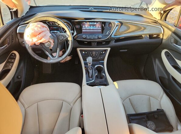 LRBFXBSA4HD107885 2017 BUICK ENVISION Maroon Вид панелі приладів