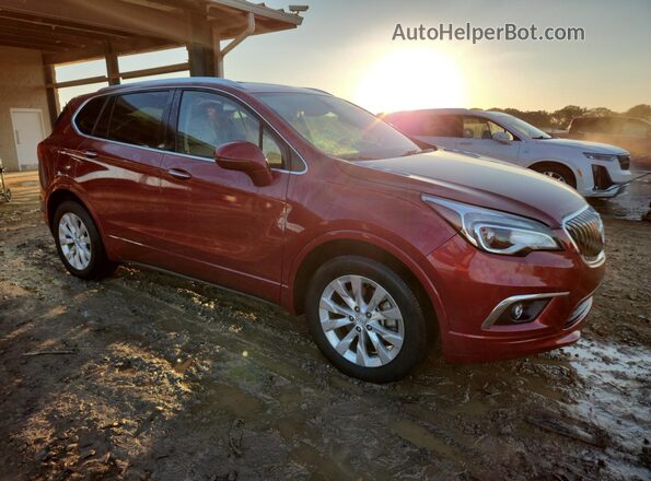 LRBFXBSA4HD107885 2017 BUICK ENVISION Maroon Передня права чверть