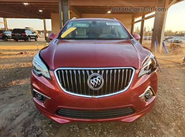 LRBFXBSA4HD107885 2017 BUICK ENVISION Maroon Вид спереду