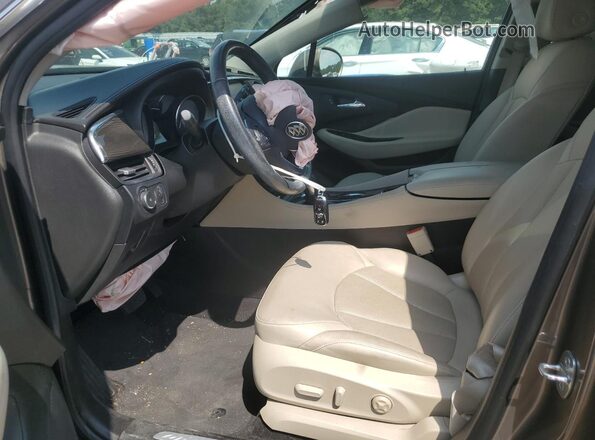 LRBFXCSA9KD023266 2019 BUICK ENVISION Brown Vista interior delantera