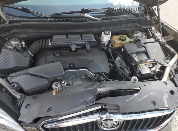 LRBFXCSA9KD023266 2019 BUICK ENVISION Brown Vista interior trasera