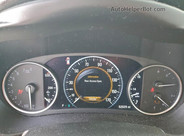 LRBFXESX4GD174345 2016 BUICK ENVISION Серебряный Вид щитка приборов