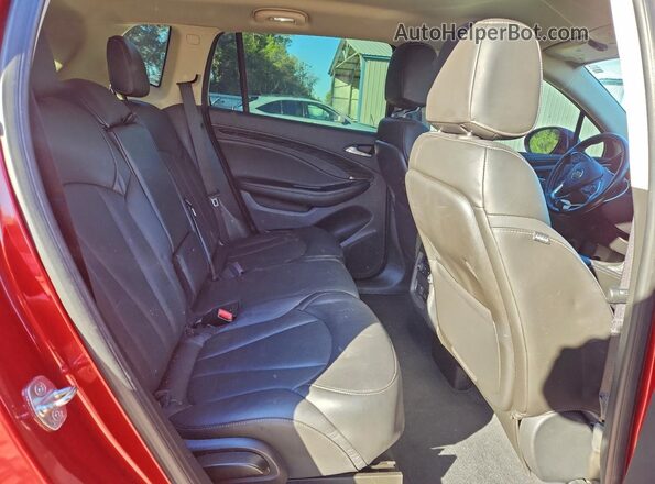 LRBFXFSX1GD172994 2016 BUICK ENVISION Красный Вид задней части салона