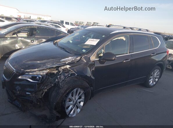 LRBFXFSX6HD098523 2017 BUICK ENVISION Black Widok wnętrza 360 stopni