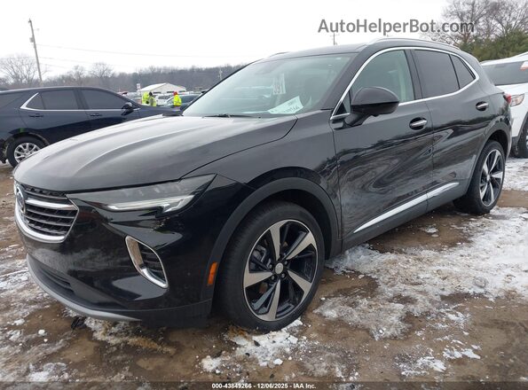 LRBFZNR46MD041779 2021 BUICK ENVISION Черный Передняя левая четверть