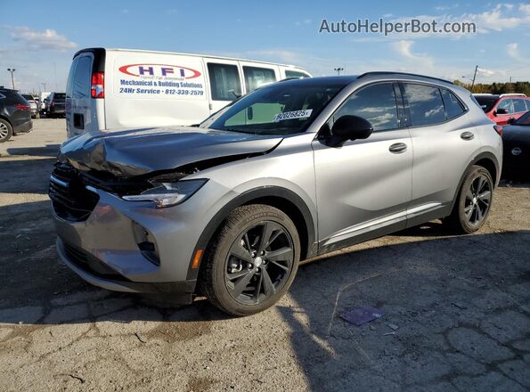 LRBFZNR47MD072748 2021 BUICK ENVISION Серебряный Передняя левая четверть
