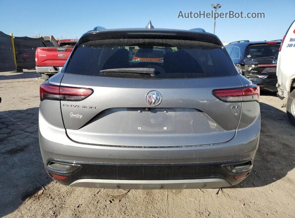 LRBFZNR47MD072748 2021 BUICK ENVISION Серебряный Вид сзади