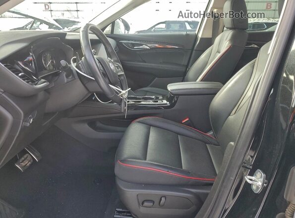 LRBFZPR45ND168472 2022 BUICK ENVISION Black Widok wnętrza z przodu