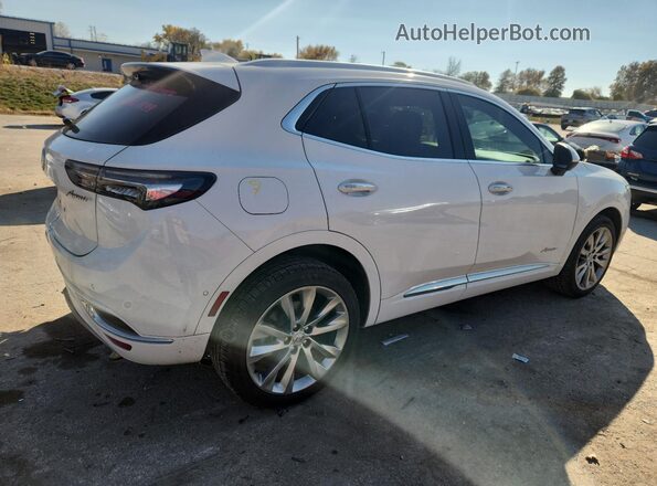 LRBFZRR44ND158365 2022 BUICK ENVISION Белый Задняя правая четверть