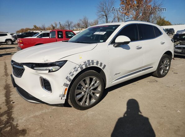 LRBFZRR44ND158365 2022 BUICK ENVISION Белый Передняя левая четверть