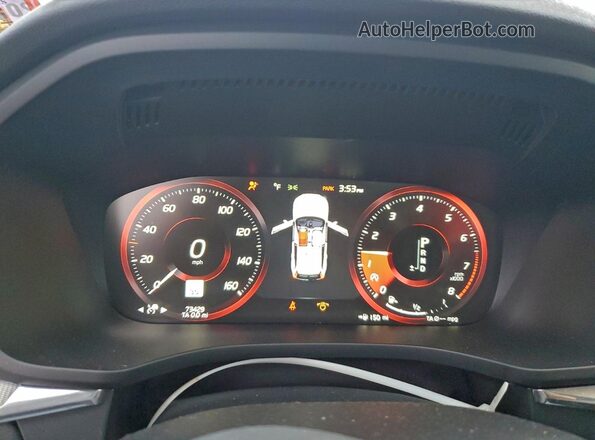 LYV102RM3KB246746 2019 VOLVO XC60 Красный Вид щитка приборов