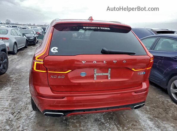 LYV102RM3KB246746 2019 VOLVO XC60 Красный Вид сзади