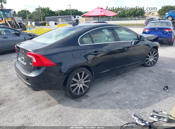 LYV402FK2GB098144 2016 VOLVO S60 INSCRIPTION Black Задня права чверть