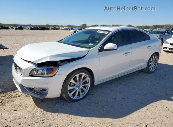 LYV402HM3JB174556 2018 VOLVO S60 White Առջևի ձախ երեք քառորդ տեսարան