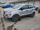 2018 Ford Ecosport S Silver vin: MAJ3P1RE2JC216029