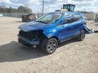 2018 Ford Ecosport S Blue vin: MAJ3P1RE6JC173640