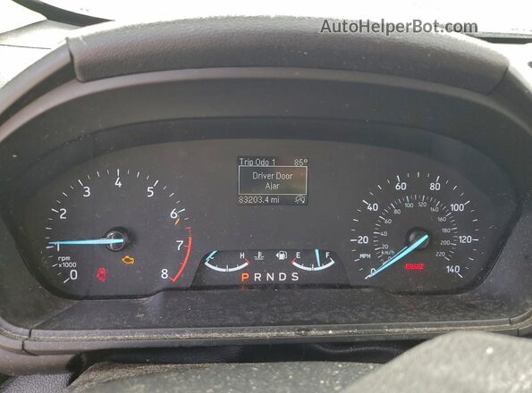 MAJ3S2FE5LC353915 2020 FORD ECOSPORT Серый Вид щитка приборов