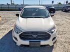 2021 Ford Ecosport S White vin: MAJ3S2FE5MC446144