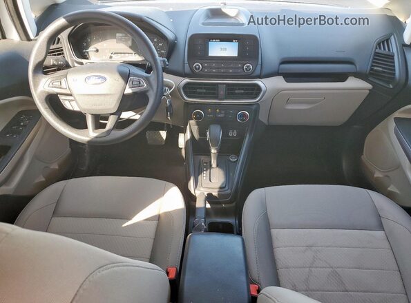 MAJ3S2FE5MC446144 2021 FORD ECOSPORT White Առջևի վահանակի տեսք