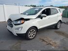 2021 Ford Ecosport Se White vin: MAJ3S2GE2MC449811 2021 Ford Ecosport Se White vin: MAJ3S2GE2MC449811