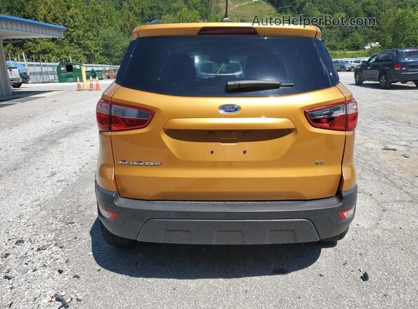 MAJ3S2GE4MC408421 2021 FORD ECOSPORT Yellow Widok z tyłu