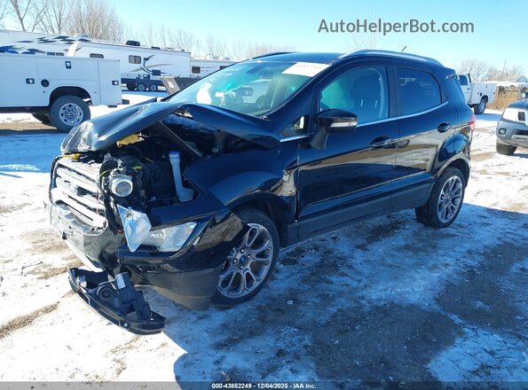 MAJ3S2KE3KC261285 2019 FORD ECOSPORT Черный Передняя левая четверть