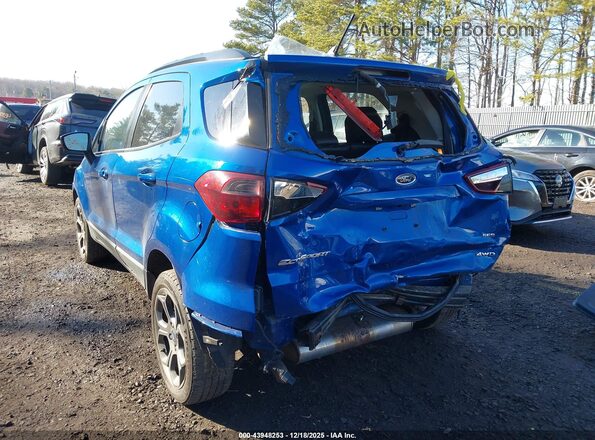 MAJ6P1CLXJC231141 2018 FORD ECOSPORT Blue Trasero izquierdo