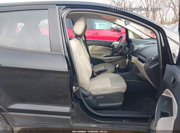 MAJ6P1SL5JC166488 2018 FORD ECOSPORT Черный Вид салона спереди