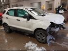 2022 Ford Ecosport S Белый vin: MAJ6S3FL2NC461932