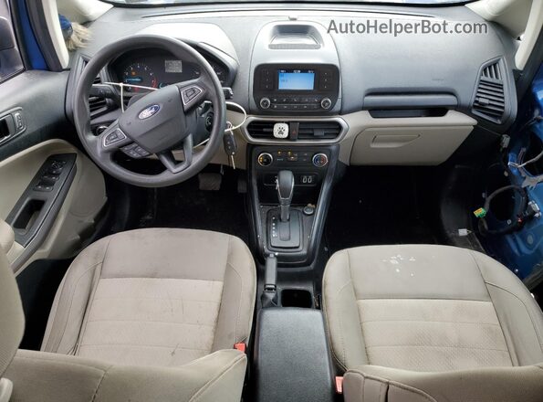 MAJ6S3FL5MC410049 2021 FORD ECOSPORT Синий Вид панели приборов
