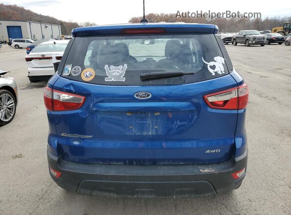 MAJ6S3FL5MC410049 2021 FORD ECOSPORT Синий Вид сзади